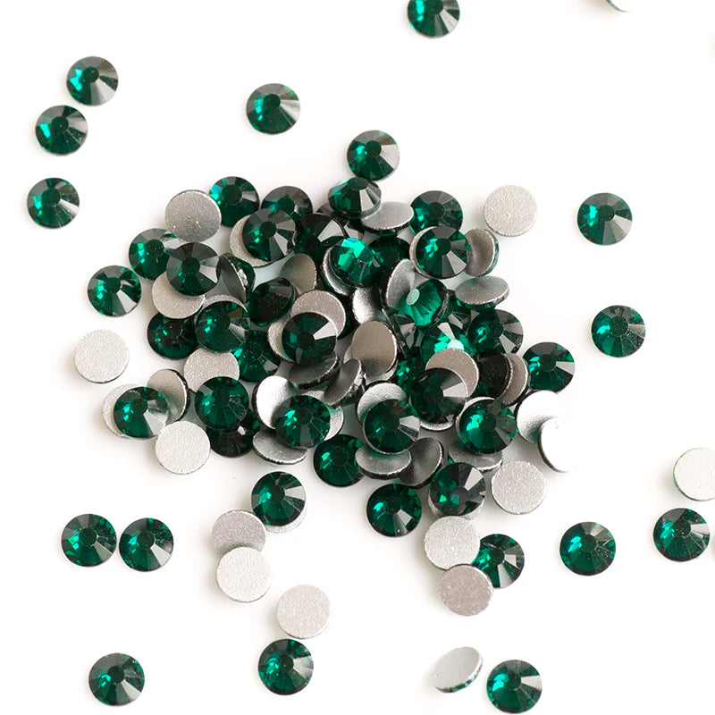YANRUO 2058NOHF Flatback All Sizes Crystal Rhinestones Stones Nail Clothes for Needlework DIY Crafts Decor Gems