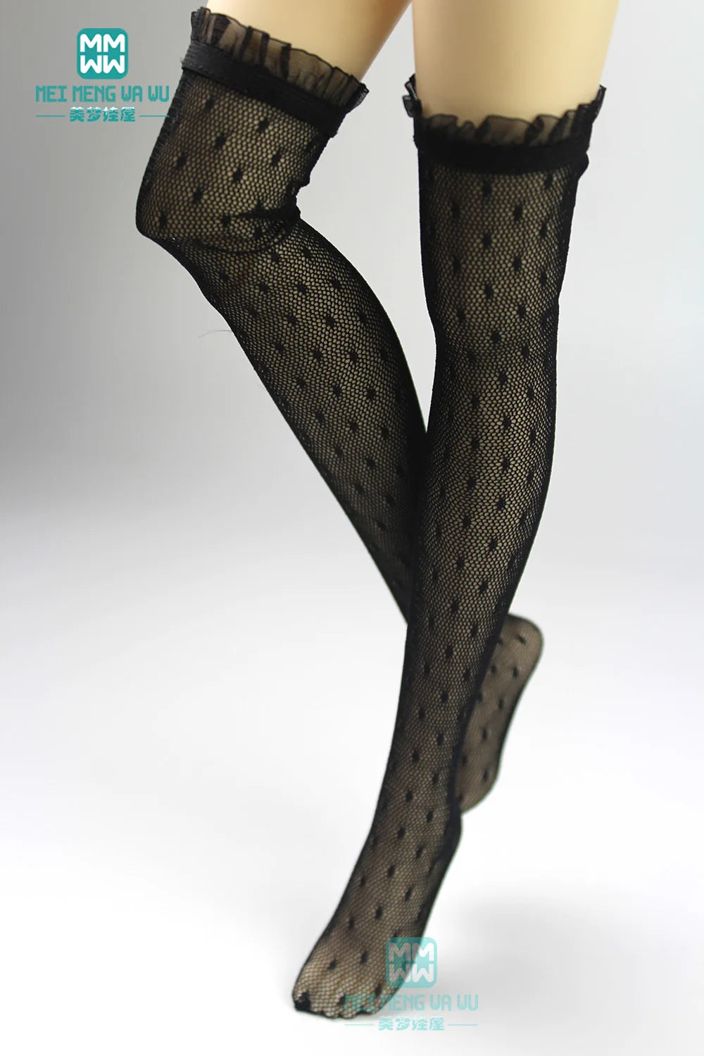 BJD Accessories for 1/3 BJD SD DD Doll Fashion Striped Socks, Reticulated Stockings, Lace Stockings
