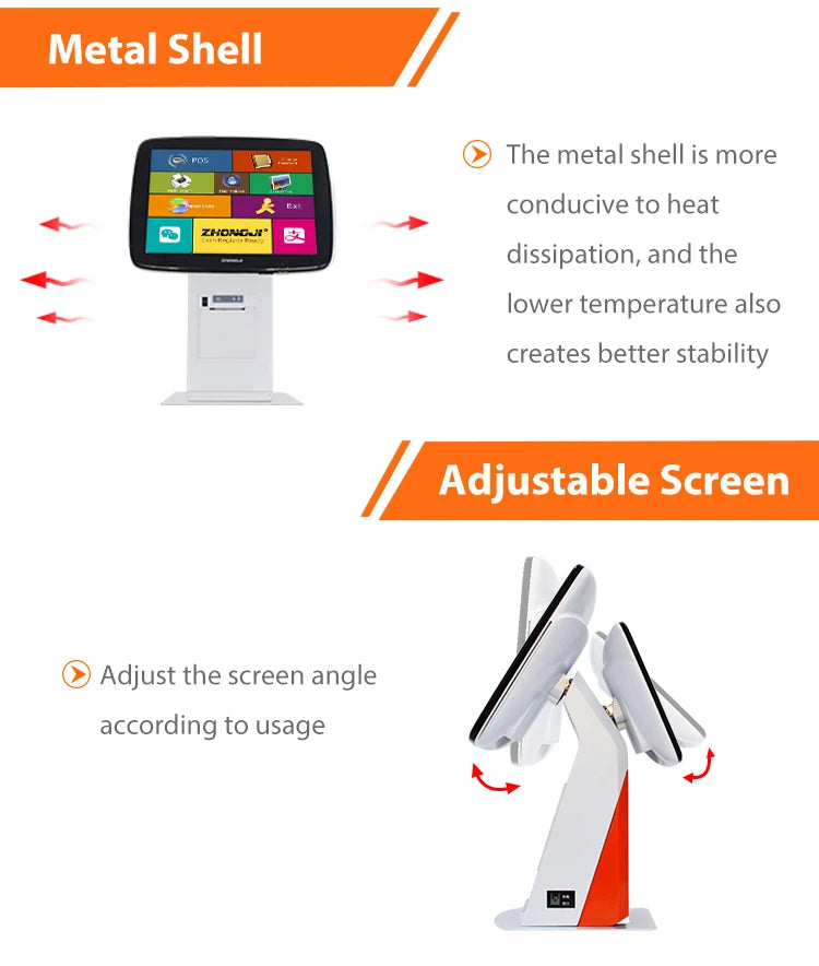 Customizable AI Recognition Touch POS Cash Register Restaurant Food Store Intelligent Smart POS Software for Small Businesses