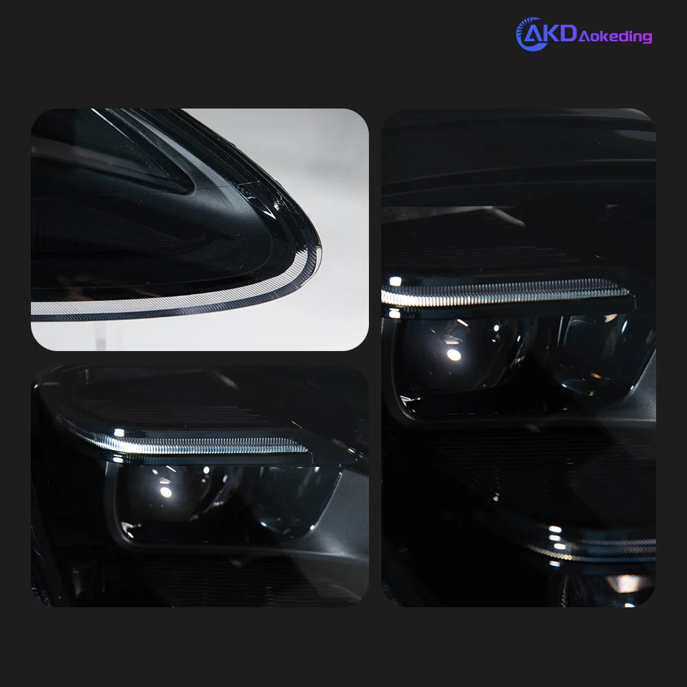 Head Lamp for Porsche Cayenne 2011-2018 LED Headlight Projector Lens Dynamic Signal Head Lamp Front Drl Automotive Accessories