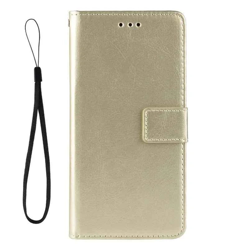 For Itel A50C Stand Function Wallet Phone Cases Built-in Card Slot Pu Leather Phone Cases Hand Strap Phone Covers