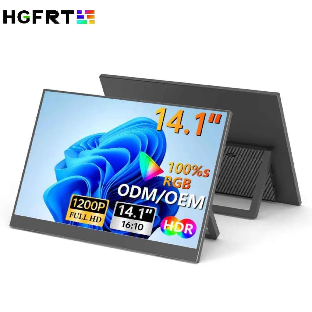 New Arrival 100% SRGB 14-Inch Ultra-Narrow Frame Portable Monitor Stand Convenient Portable Display Screen