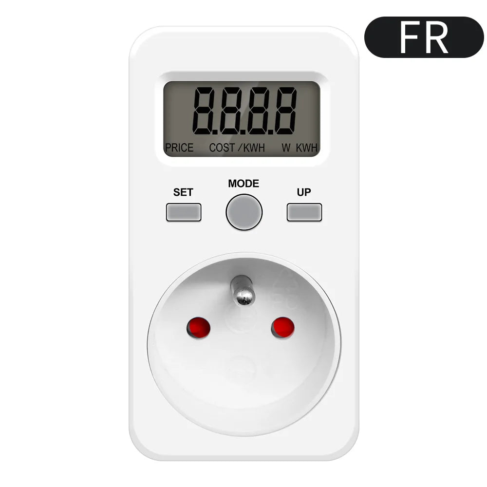 Digital Wattmeter 220V 110V AC Power Meter Electricy consumption Energy Meter EU Plug Power Kilowatt Wattage Electricity Meter