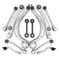Frenzybro 12pcs Front Lower Forward Rearward Control Arm Lateral Link Suspension Kit for Audi A4 A5 Q5 S4 S5 2008-2010 Quattro