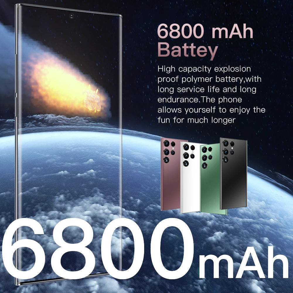 2023 Note 20 Ultra New 7.3inch Smartphone 4g 5g Unlocked Android Mobile Original Cellphone Cell Smart Phone