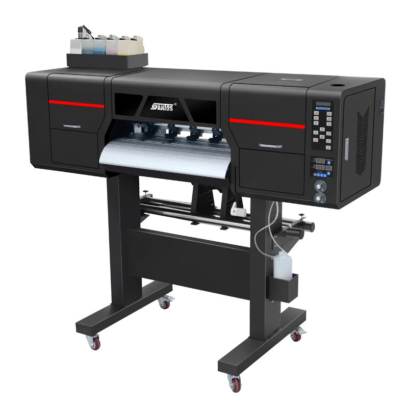 60CM Automatic DTF T-shirt Printing Machine XP600 I1600 I3200 Dual Head Inkjet Printer 24 Inch PET Transfer 220V A1 Print