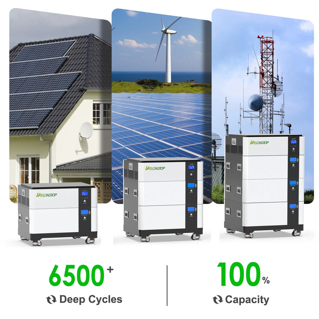 EU DDP 51.2V 314Ah 628Ah 16kWh 32kWh Lithium Battery Home Energy Storage System Renewable Lifepo4 32Kwh All in One Inverter