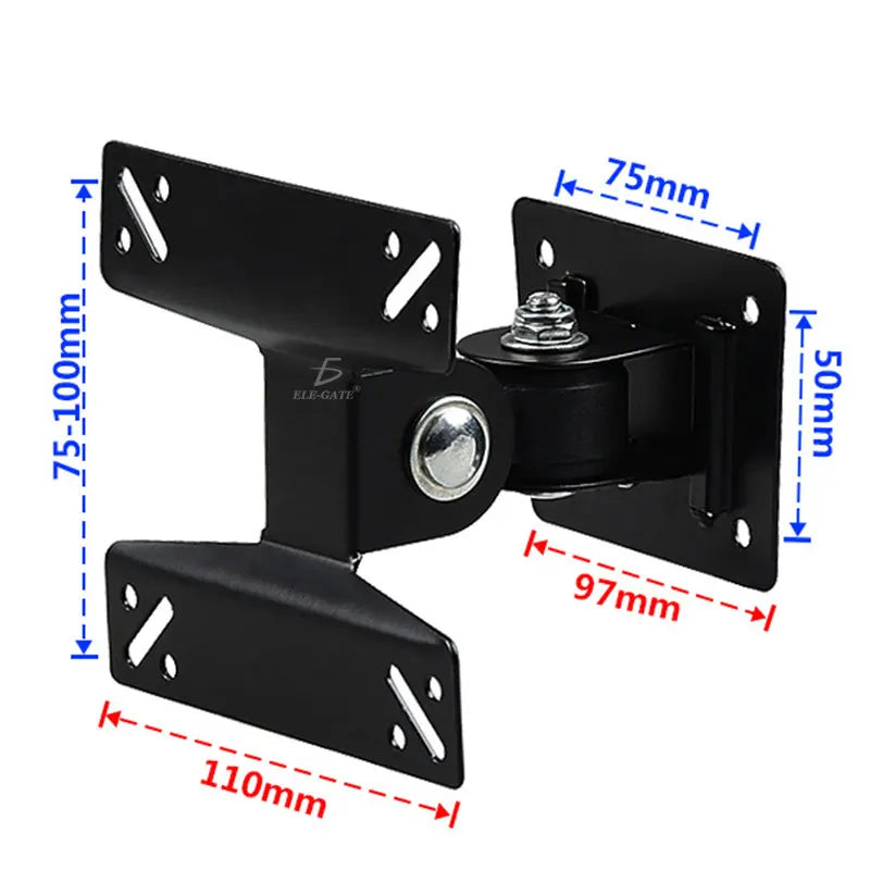 TV Wall Mount Vesa 14 to 24 Inch 180 Degrees