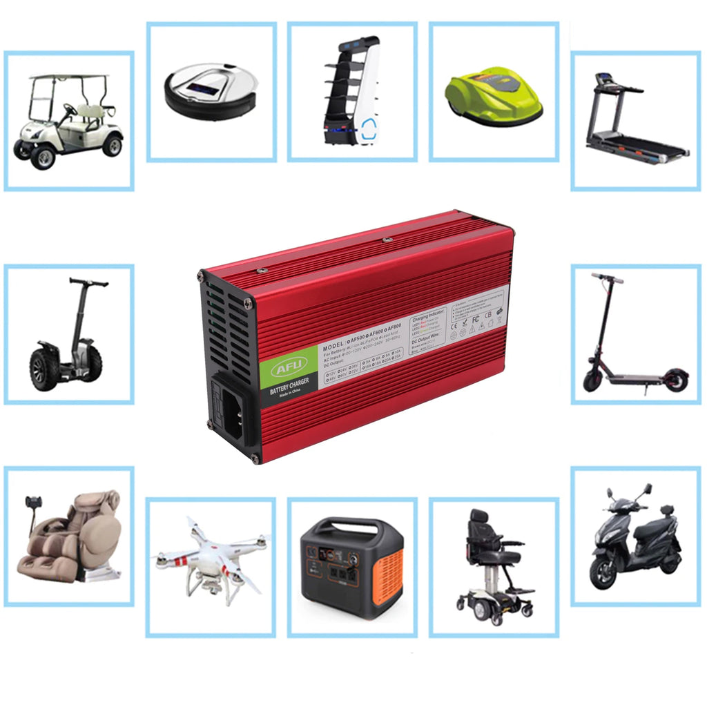 Factory Direct Float Charge 55.2V 55.8V Lead Acid Battery Charger With Cooling Fan 5A 48V Lead Acid Battery Charger