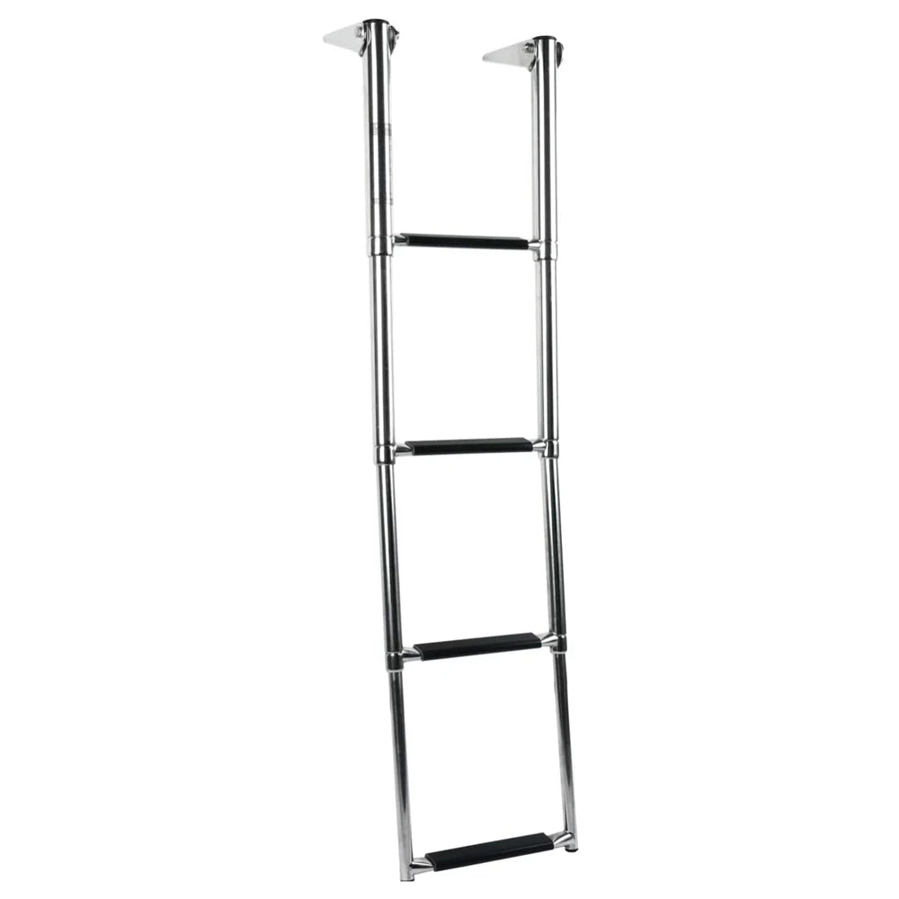 Boat Rope Ladder Extension Swim Assist Folding Ladder 4 Steps for Sailboat Kayak Canoe