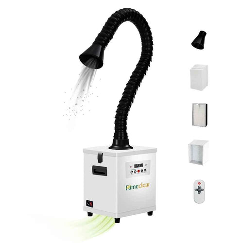 150W HEPA Fume Extractor Dtf Smoke Purify Laser Dust Collector Diy Beauty Salon Equipment for Vacuum Cleaner