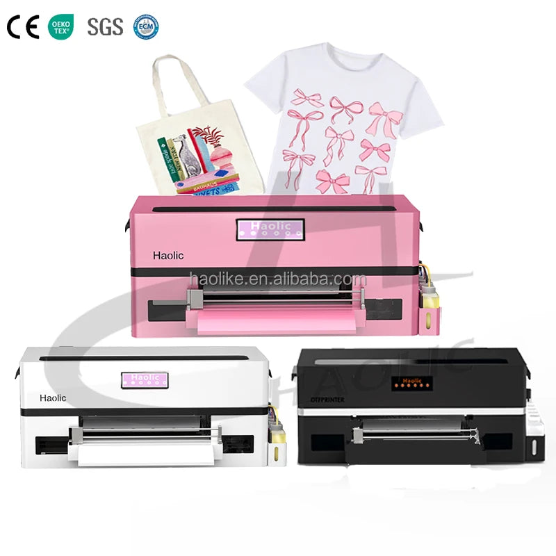 2026 Haolic Tshirt 33cm A3 Transfer Printing Direct to Film Printer With XP600 Printhead Printing Machine Small Business Ideas