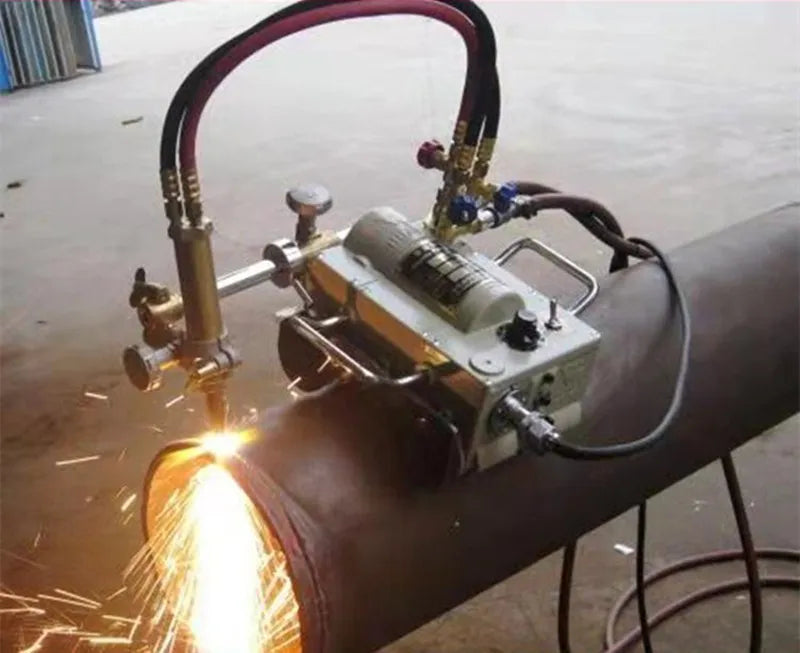 CG2-11 Portable Orbital Gas Cutter Flame Magnetic Pipe Cutting Machine for Metal Tubes