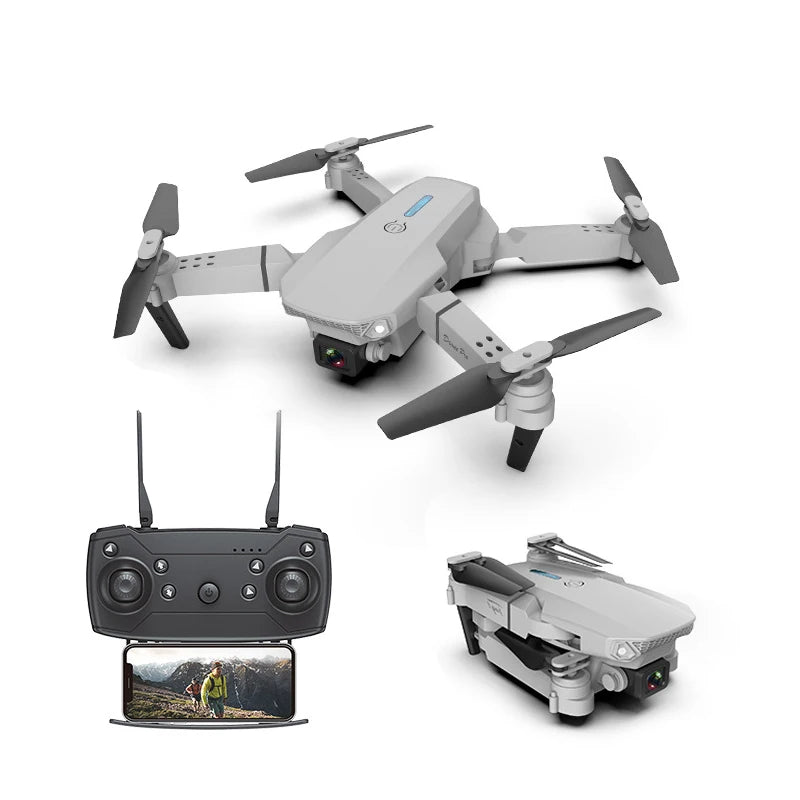 Hot Selling E88 Pro Drones WiFi Foldable Quadcopter Rc Dron Toy Gifts Vs E58 E99 K3 Pro