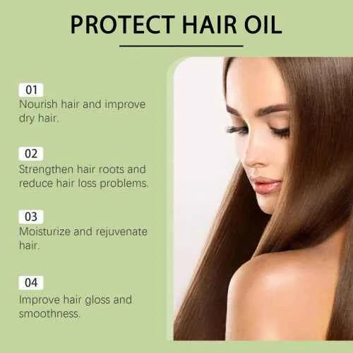 Hoegoa Care Oil Natural Luster Rejuvenate Vitality  Nourish Hair Soft And Glossy Essential