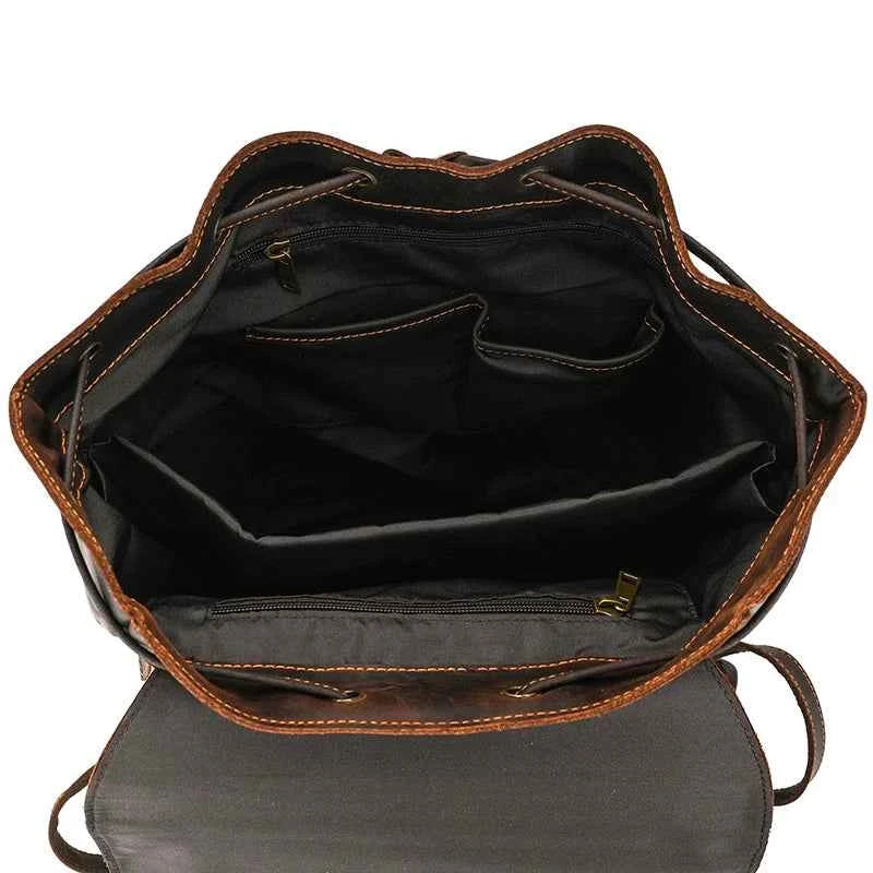 2025 New Arrivals Leather Backpack For Men Male Genuine Leather Laptop Travel Backpack 17 Inch Daypack Shoold Bag Men Male Large
