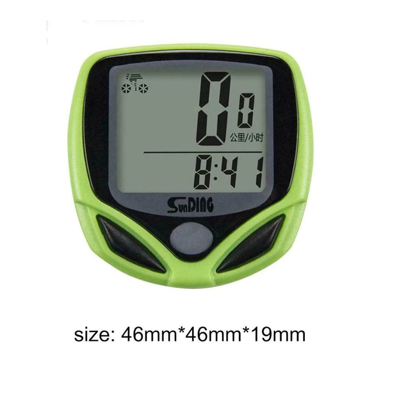 LCD Digital Bikes Computers Waterproof Wired Stopwatch Bicycle Speedometer Sensors Cycling MTB Bike Sports Odometer Computers