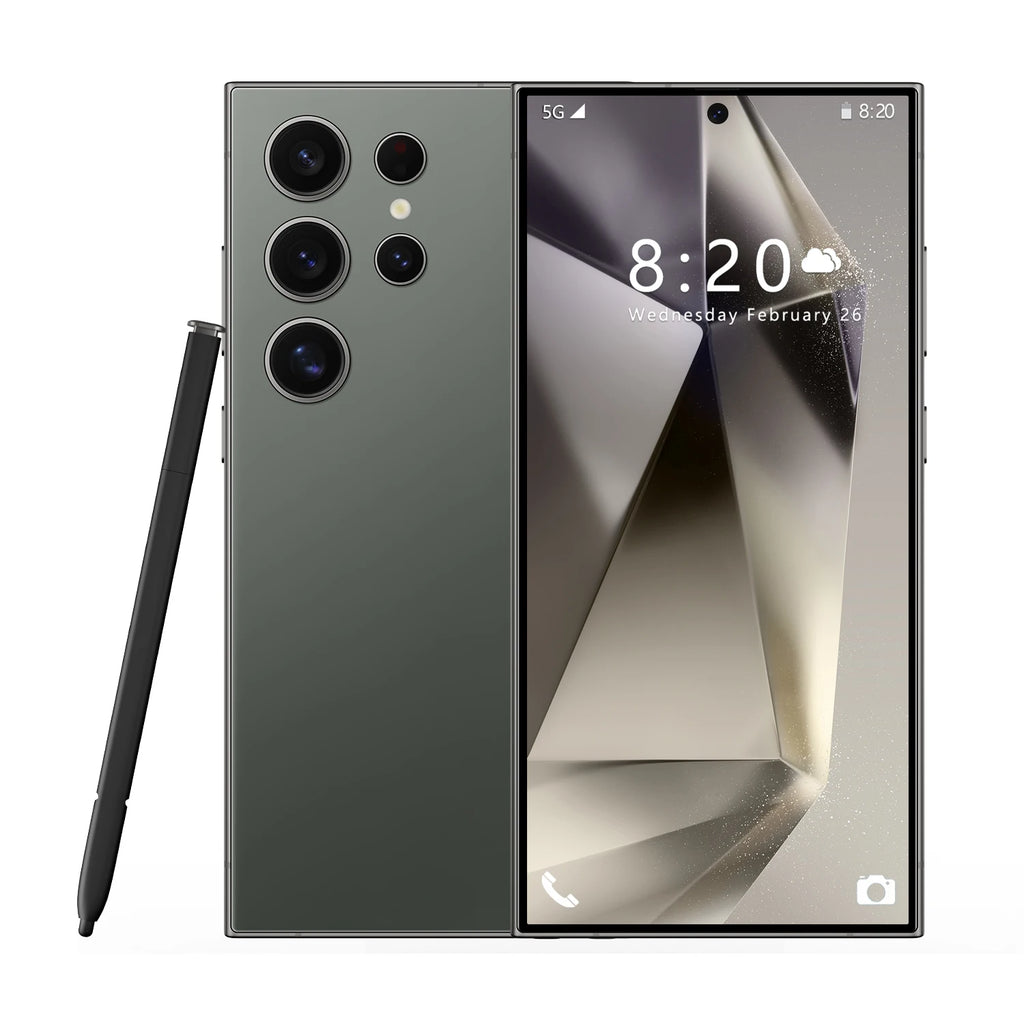 Ultra 5G S24 Smartphone Cheap HD 4GB+128GB Mobile Phone LTE Cellular Spanish Operating Language 4G Capabilities AMOLED 90Hz Octa