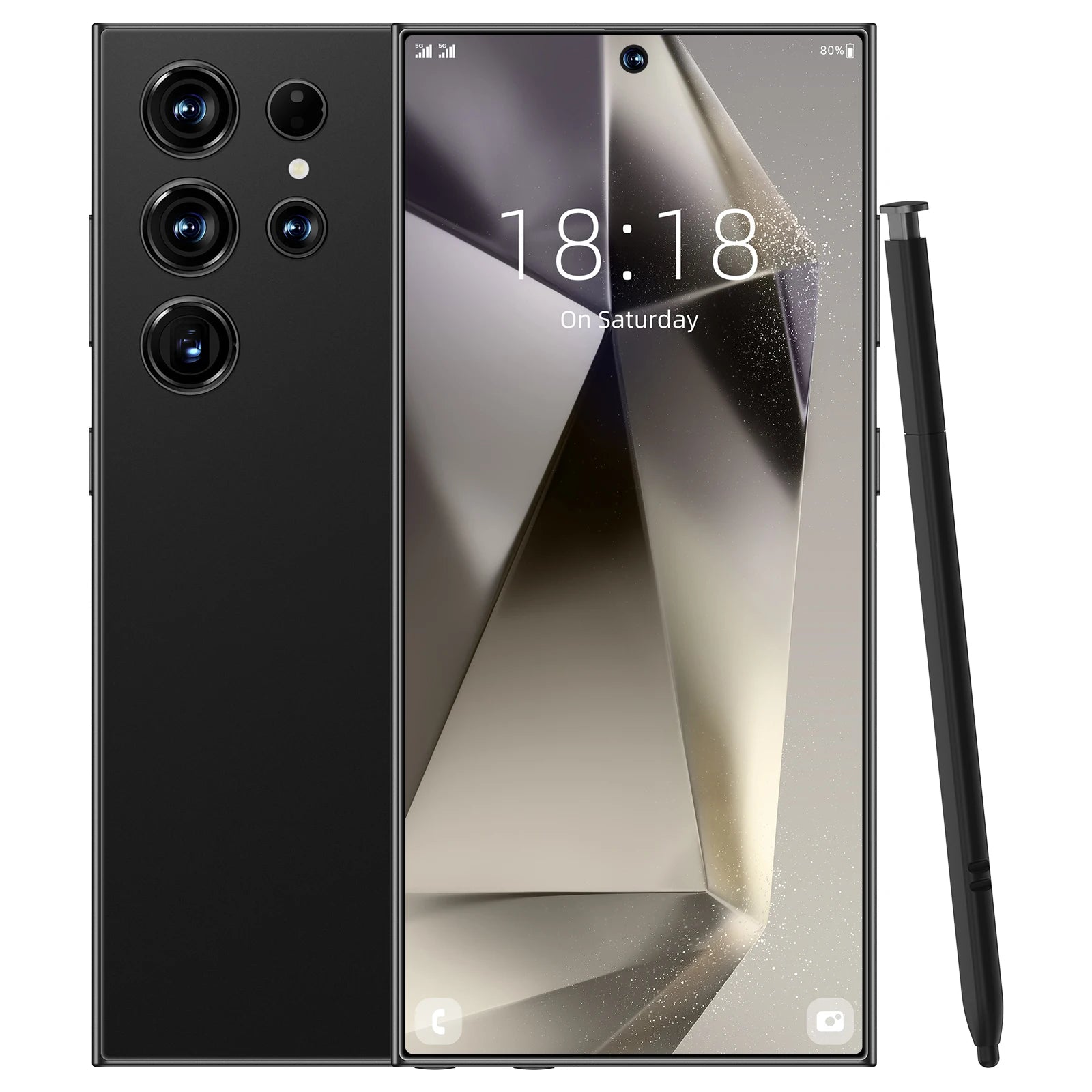 Samsum S24 Ultra Smartphones 8+256GB 5G Dual SIM Original CPU Octa Core HD Screen Resolution LTE Cellular Mobile Phone