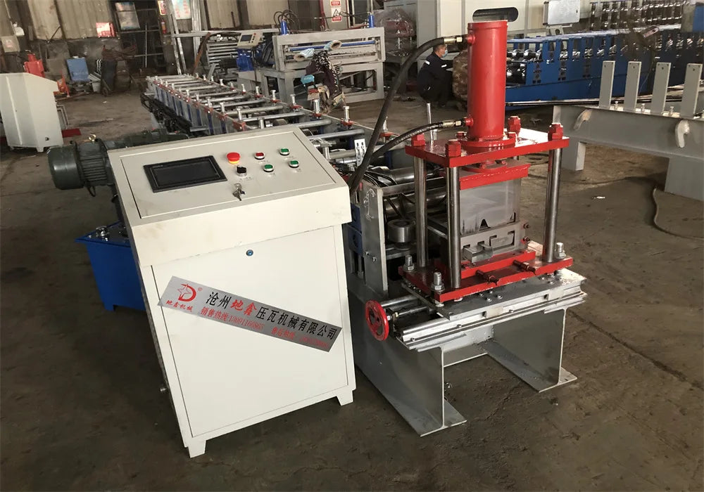 Automatic MetalMaquina Formadora De Acero Tipo C Modelo Ajustable c Channel Making Machine