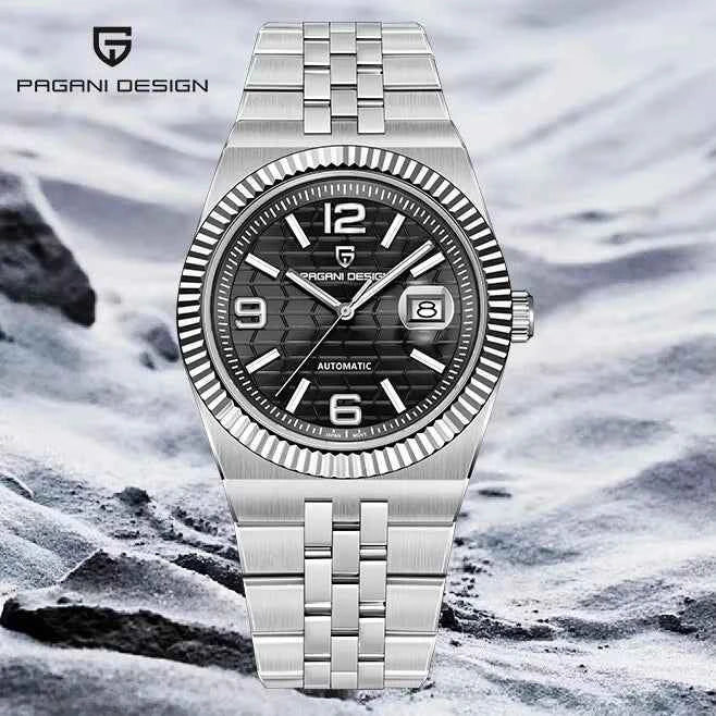 Pagani Design PD-YS027 Automatic Mechanical Stainless Steel Male Wristwatch Sapphire Glass Top Brand Luxury Men Watch Gift.