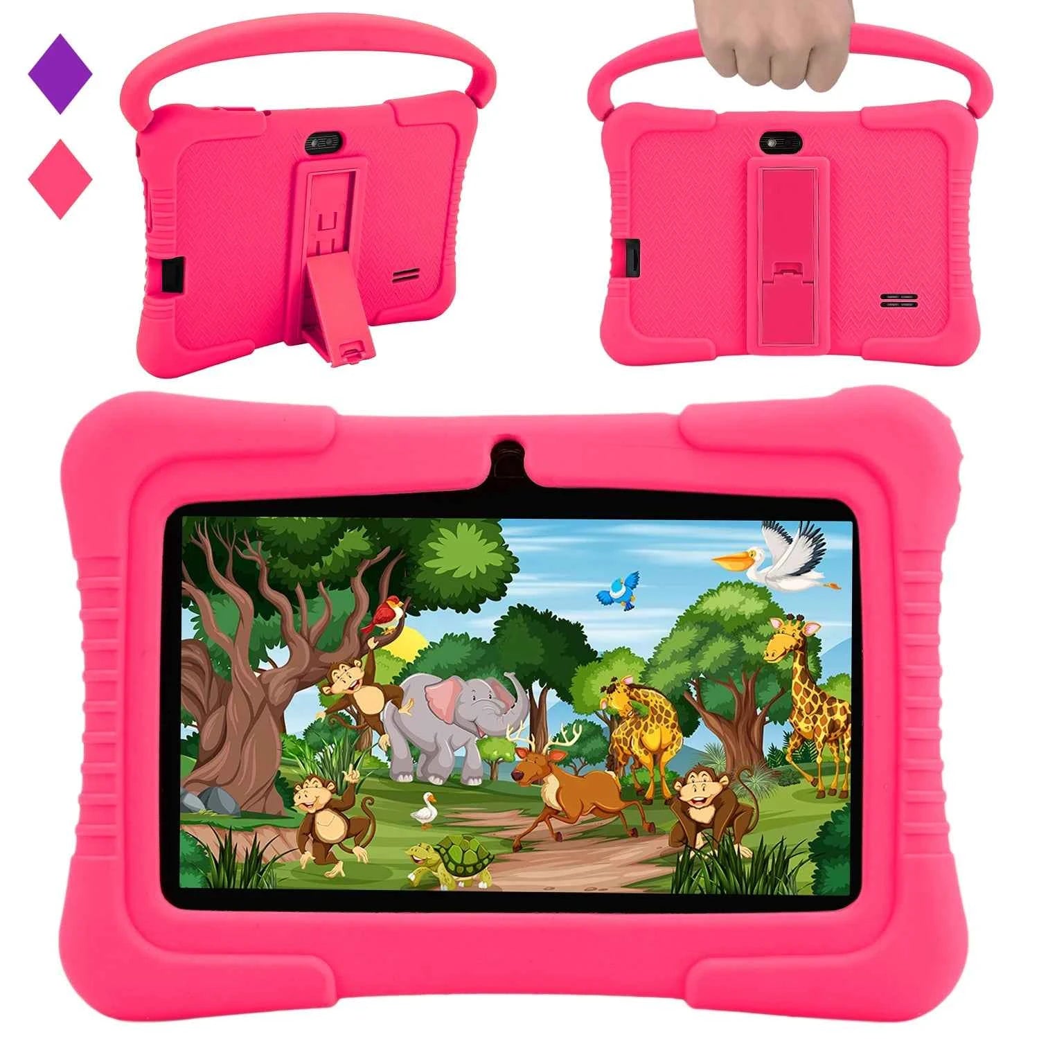 Veidoo 7 InchTouch Screen Android Wifi Tablet Quad Core 32GB Gaming Tablet Pc with Silicone Protective Case