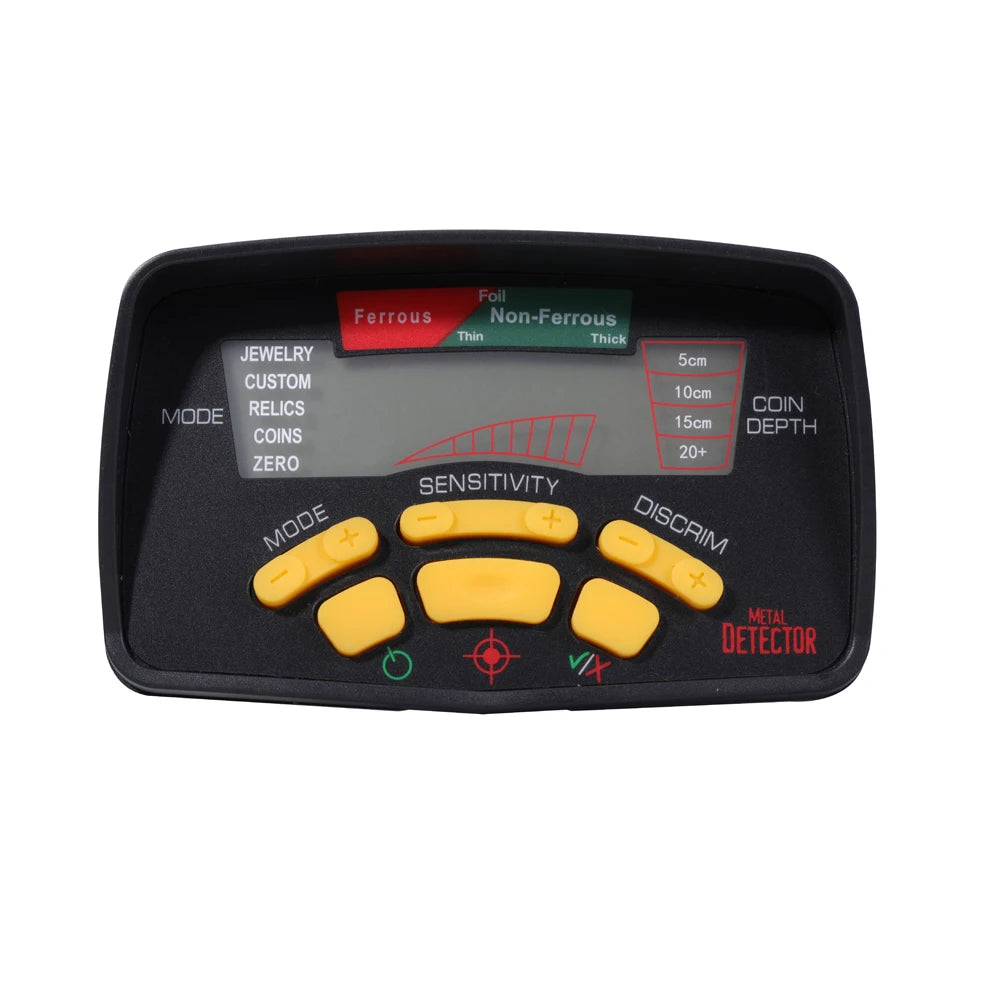 Underground Metal Detector Professional MD-6350 Gold Digger Treasure Hunter High Sensitivity 100% Waterproof IP55 Rated LCD