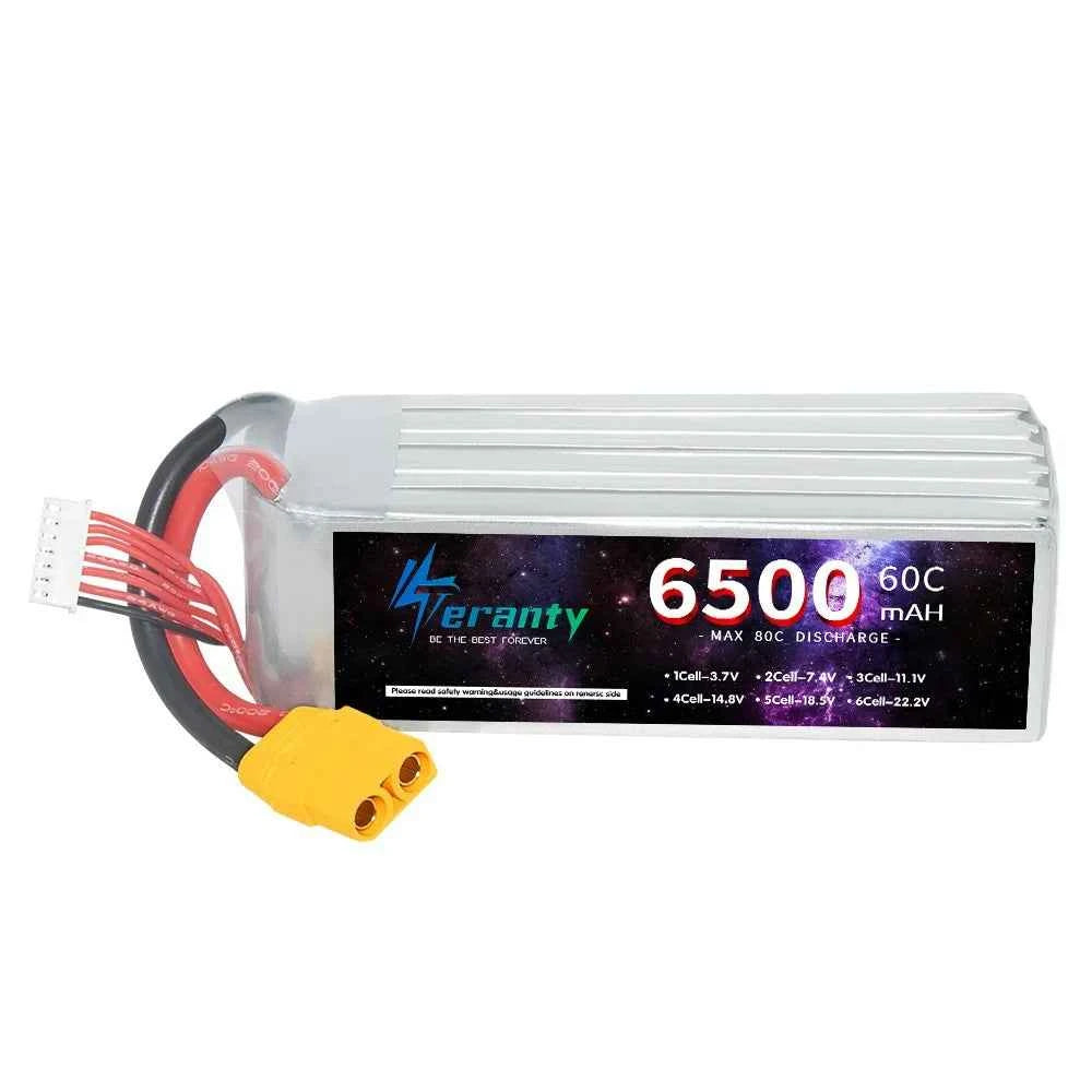 22.2V 6S Lipo Battery 1800mAh 2700mAh 3300mAh 4600mAh 5600mAh 6500mAh 7800mAh 8800mAh 9800mAh for Car FPV Drone Quadcopter Boat