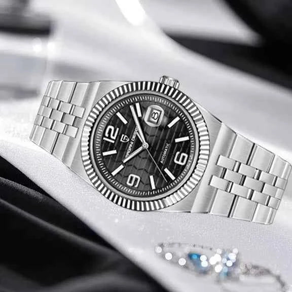 Pagani Design PD-YS027 Automatic Mechanical Stainless Steel Male Wristwatch Sapphire Glass Top Brand Luxury Men Watch Gift.