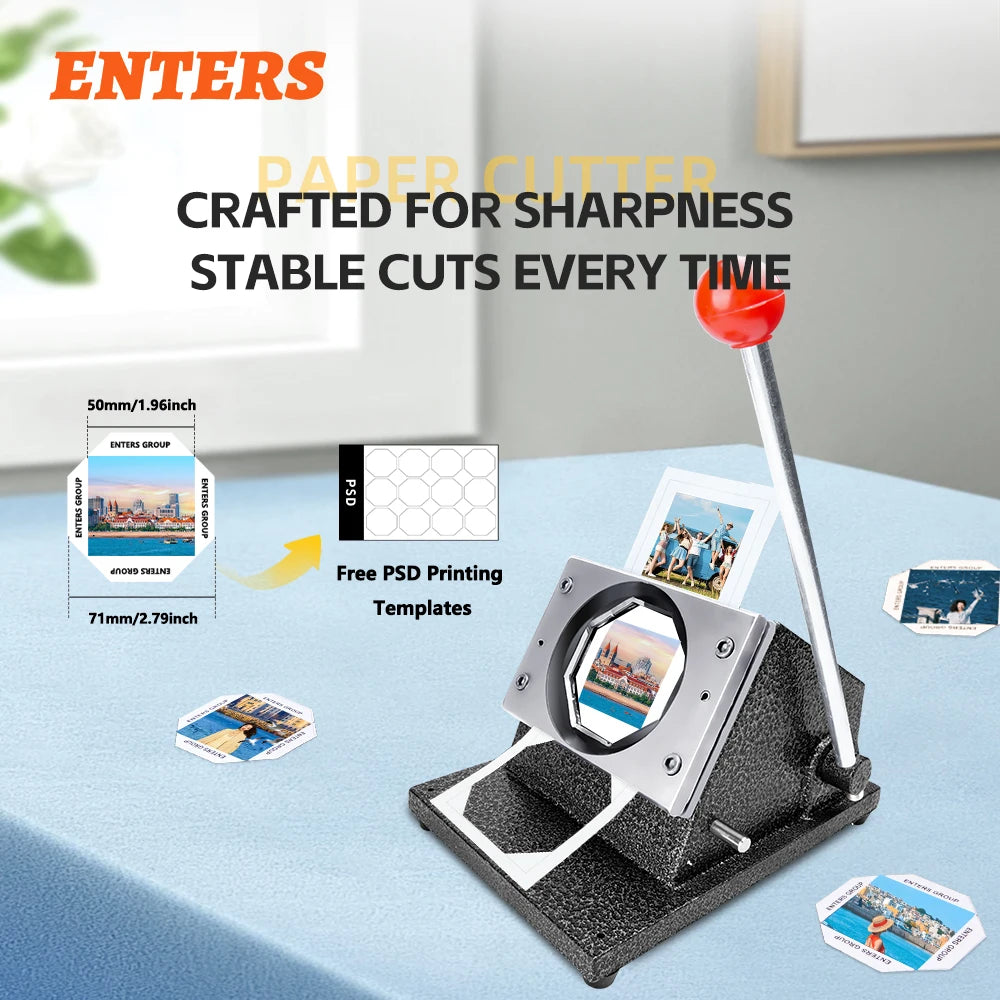 Enters Manual New 50x50mm Square Photo Fridge Magnet Making Machine 1 Year Warranty Machinery Test Report Showroom Not Available