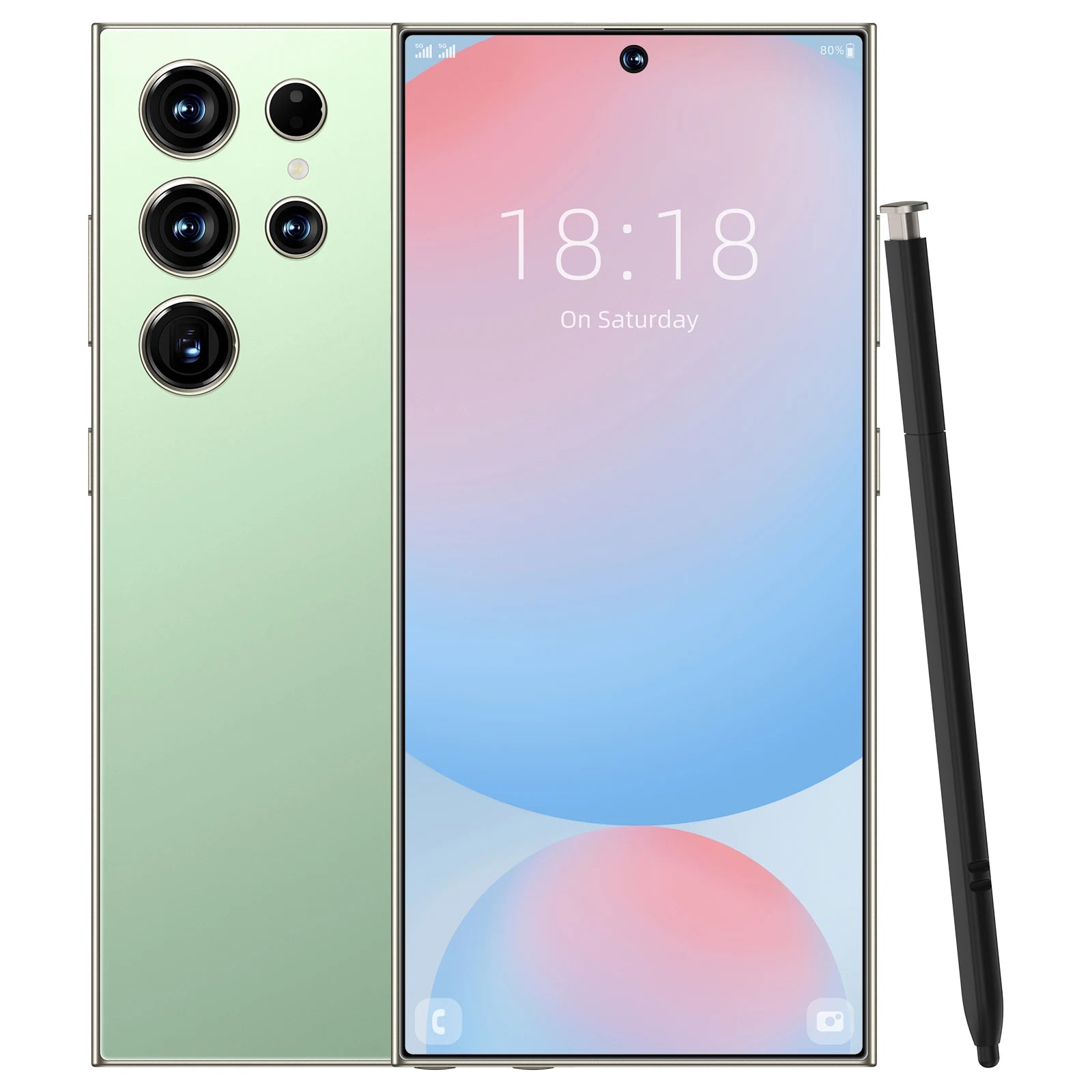 Samsum S24 Ultra Smartphones 8+256GB 5G Dual SIM Original CPU Octa Core HD Screen Resolution LTE Cellular Mobile Phone