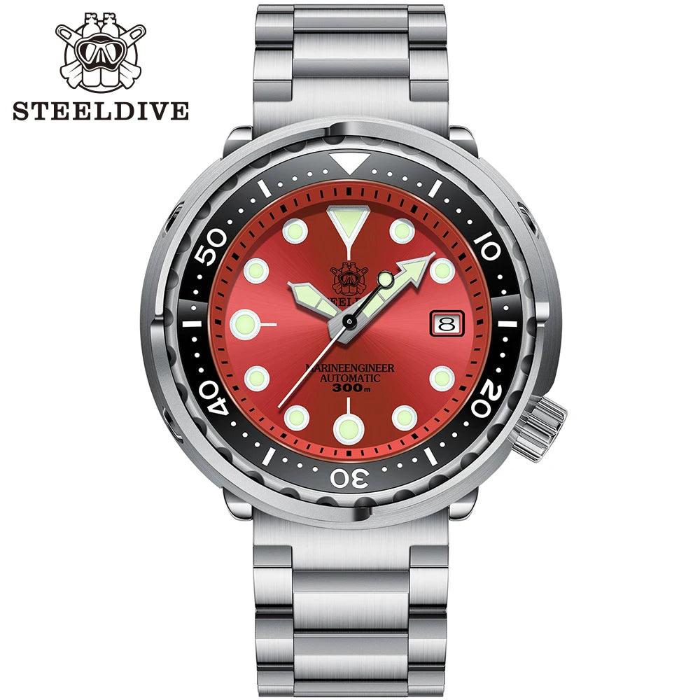 Blue Dial SD1975 Stainless Steel 30ATM Waterproof High Quality Japan NH35 Mechanical Ceramic Bezel Dver Watches for Men