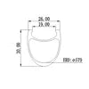 Factory Supply 30mm Rim Brake 26mm Wide Road Wheelset DT 350 Hub Sapim Spokes Tubeless Ready Clincher Tubular Carbon Bike Wheels