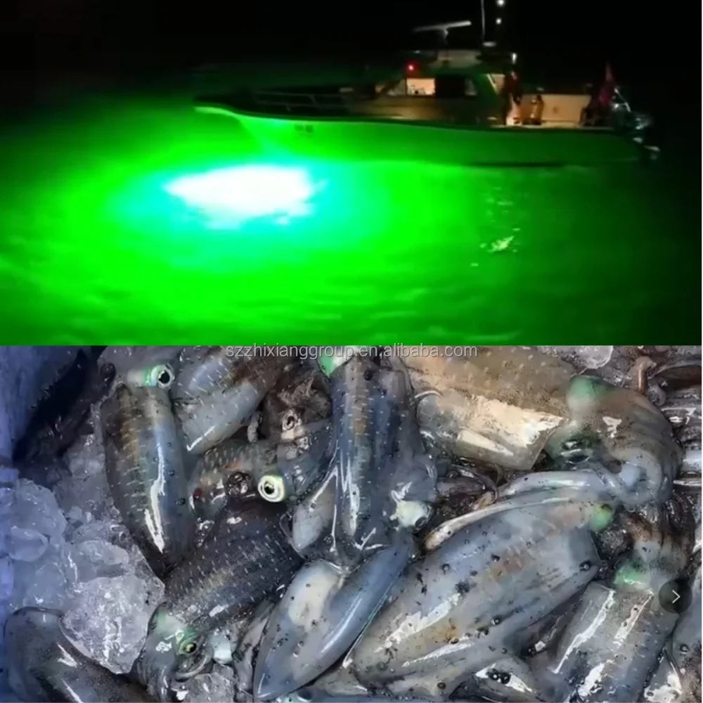 2000W 3000W 4000W 5000W Ultra-High Lumen IP68 Waterproof Anti-Corrosive Aluminum Alloy LED Underwater Fishing Light