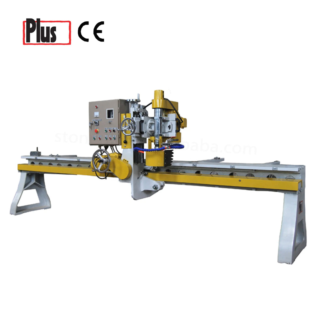 STONEPLUS EP1 Automation Stone Edge Polishing Machine With Diamond Steering Wheel,Continuous Router Bit,Profile and Chamfering T
