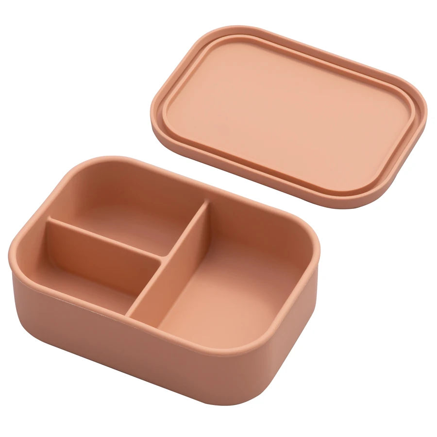 Baby Silicone Feeding Bwol Dishes Plate Children's Tableware Microwave Heating Fresh-Keeping Leakproof Lunch Box Baby Stuff
