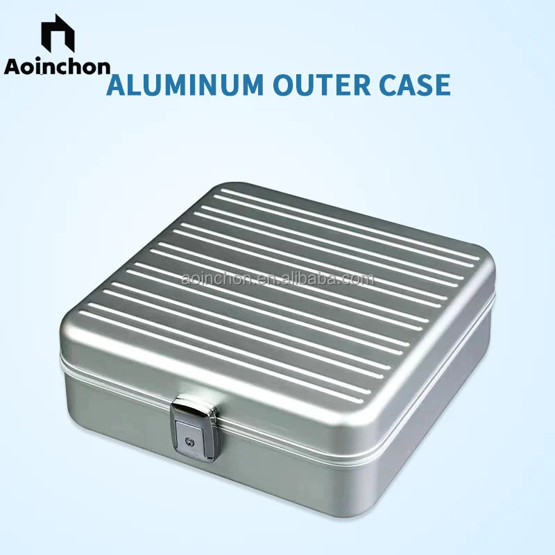 Waterproof Shockproof Anti-Theft Aluminum Alloy Watch Storage Suitcase Display Cabinet for Watches