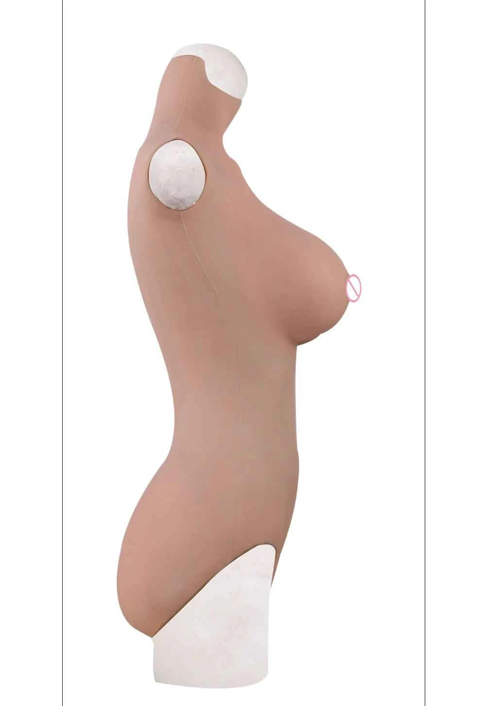 Eyung Silicone Bodysuit Crossdresser Drag Queen Triangular Vagina Hip Enhancer Silicone Breasts Swimsuit Fake Breast Forms Boobs