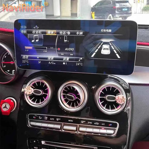 12.3 1920*720 Qled Screen for Benz C Class C200 W205 C250 C180 C260 Android 12 Car Multimedia Video Player Stereo GPS CarPlay