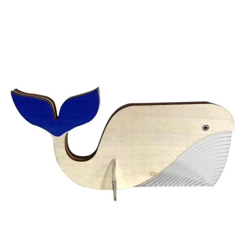 Creative Home Decorate Animal Luminous Ornaments Wood Acrylic Art Table Ornaments Pelican Sirius Whale Toucan Room Decor