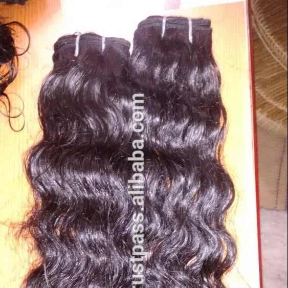 Unprocessed Curly Hair Weaving From India. 100% Unprocessed Natural Texture Good Quality Smooth Wave Hair Wafting