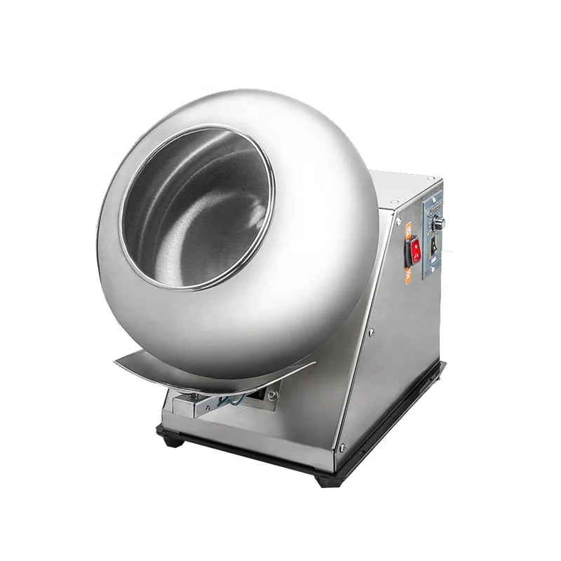 Automatic New Small Peanut Chocolate Nut Coating Pan Machine Stainless Steel 5.5L Capacity