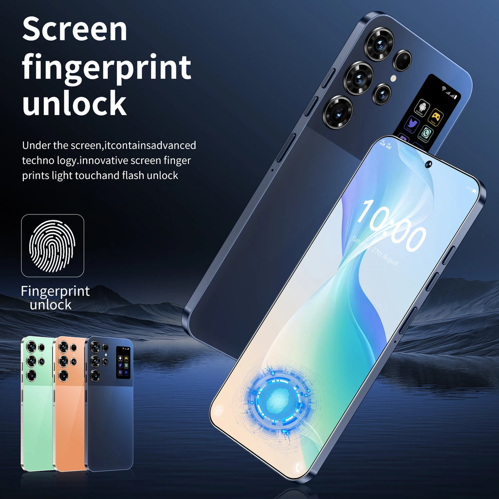 Original S26 Ultra 7.3 Inch Smartphone 16GB+1TB Unlocked Dual Card 5G Android 14 Decacore HD Dual SIM Mobile Phone for Gaming