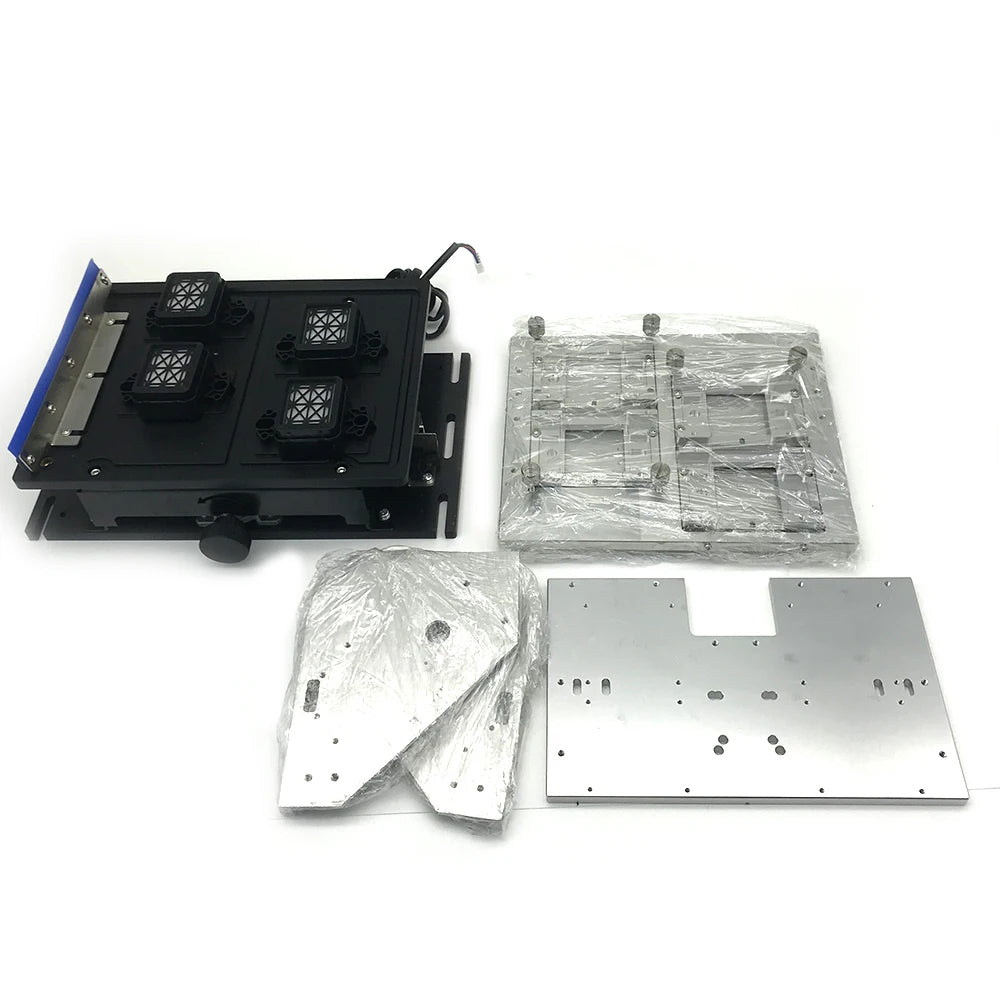I3200 4 Head Frame 4720 Head Plate Holder Staggered Metal Bracket for   4 Printhead Inkjet Printer I3200 Printhead