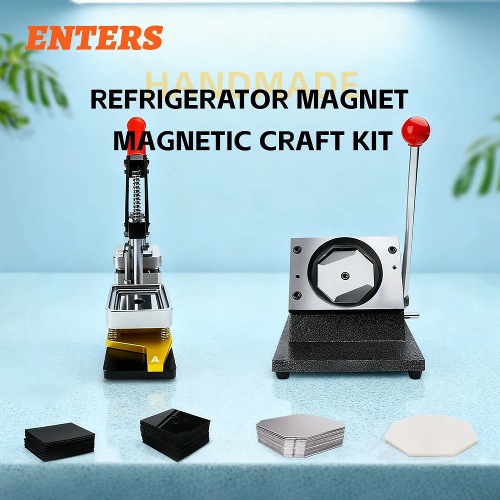 Enters Manual New 50x50mm Square Photo Fridge Magnet Making Machine 1 Year Warranty Machinery Test Report Showroom Not Available