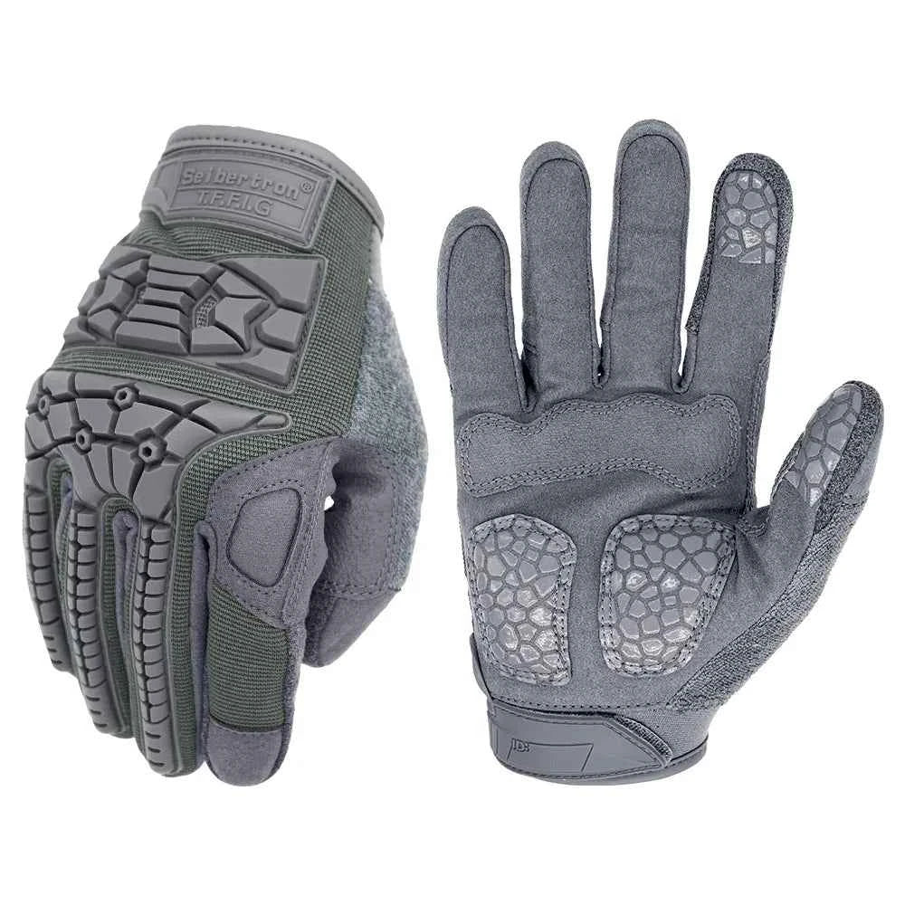Seibertron T.F.F.I.G 2.0 Tactical Gloves Flexible Rubber Impact Outdoor Gloves for Hunting Hiking Motorcycle Riding Sports