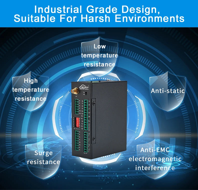 High Quality Gateways S275 Industrial Grade 4G Iot Telemetry Terminal Cellular Iot M2M Rtu for Automated Control Systems