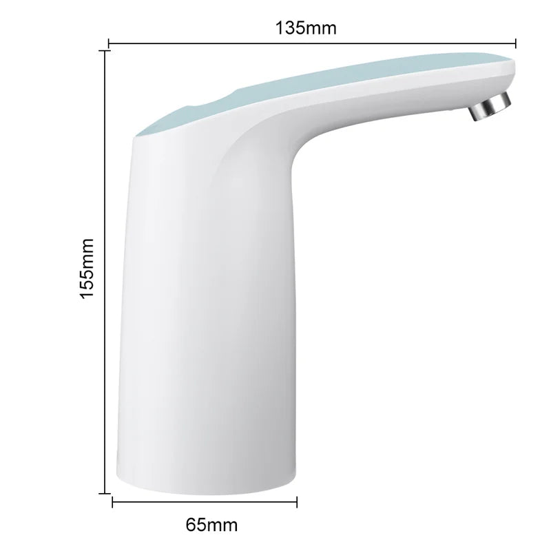 New Electric Smart Water Bottle Dispenser Portable Automatic Drinking Water Pump with Base LED Night Light Device