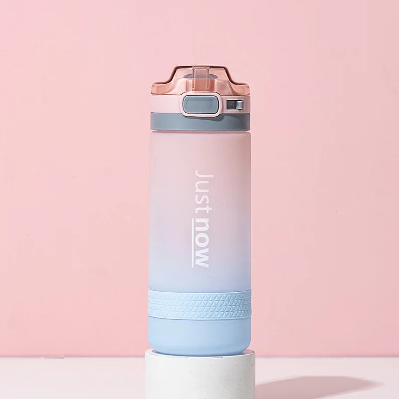 600ml New Fashion Water Bottle Free Shipping Items Portable Outdoor Shaker Sport Cute Drinking Plastic Water Bottles For Girls
