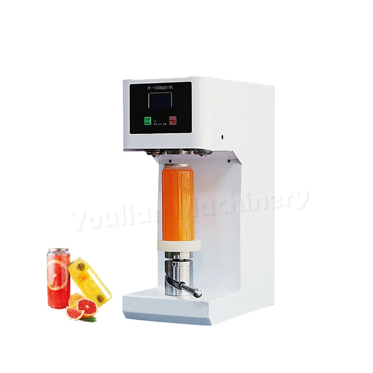YL-30 Electric Soda Can Sealer Machine Automatic Tin Can Seamer Home Use Hotels Restaurants Wood Packaging Manual Grade Plastic